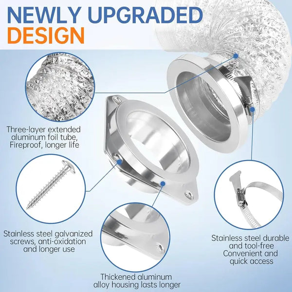 Sakerplus® Magnetic Dryer Vent Connector Kit