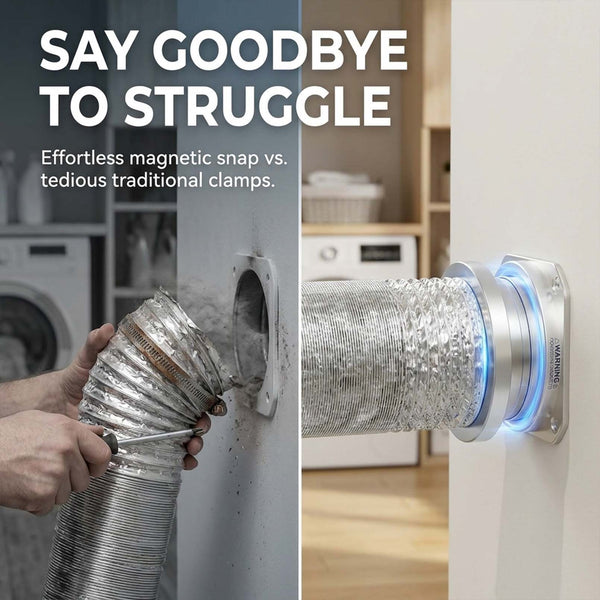 Sakerplus® Magnetic Dryer Vent Connector Kit