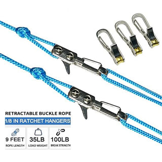 Sakerplus® Retractable Ratchet Straps Rope Roller Tool