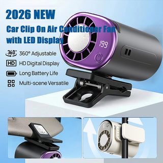 Sakerplus® 360° Rotating Semi-Cooling Clip Fan