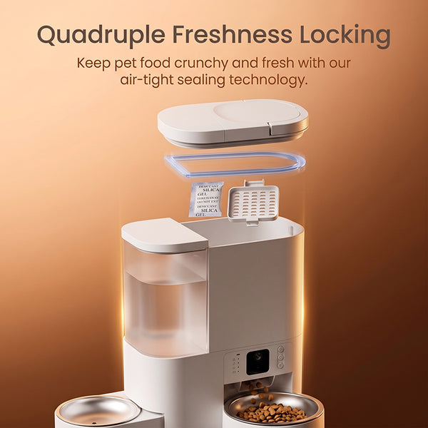 Sakerplus® Smart Automatic Pet Feeder Camera