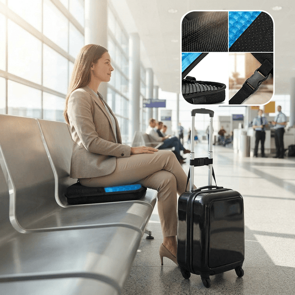Sakerplus® Compact Foldable Airplane Seat Cushion