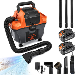 Sakerplus® Cordless Wet and Dry Shop Vacuum