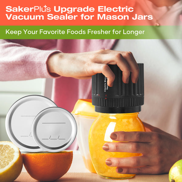 SakerPlus Electric Mason Jar Vacuum Sealer