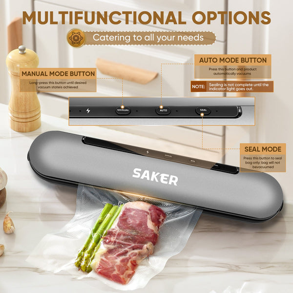 Máquina selladora al vacío SAKER®