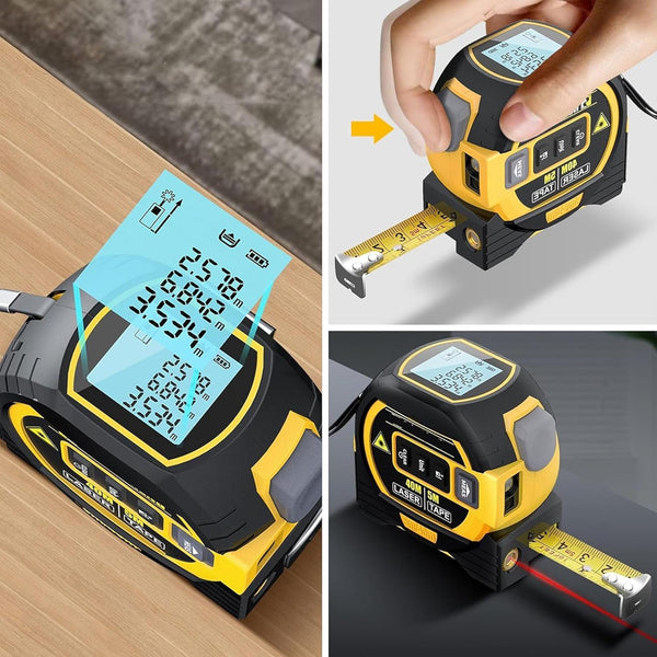 Cinta métrica láser infrarroja portátil 3 en 1 Sakerplus®