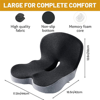 Sakerplus® Ergonomic Memory Foam L Shaped Cushion