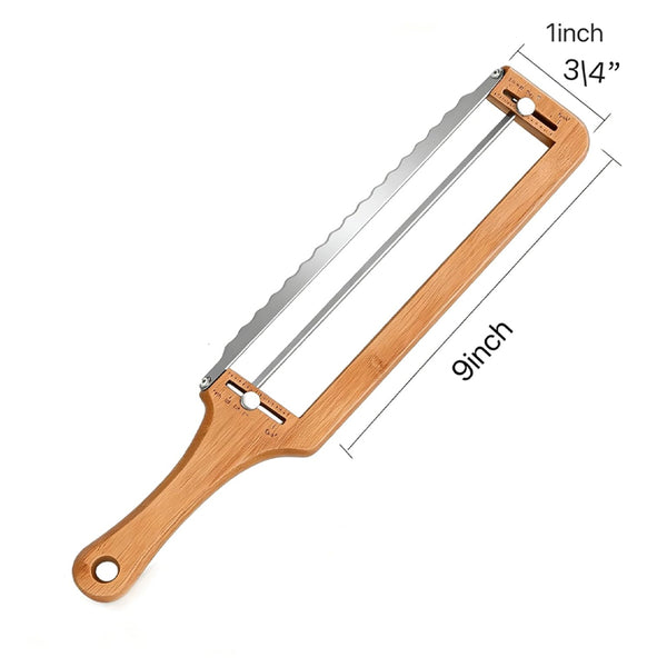 Cuchillo de pan ajustable Sakerplus® para pan casero