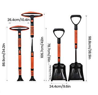 Sakerplus® Winter Snow Brush Scraper Tool