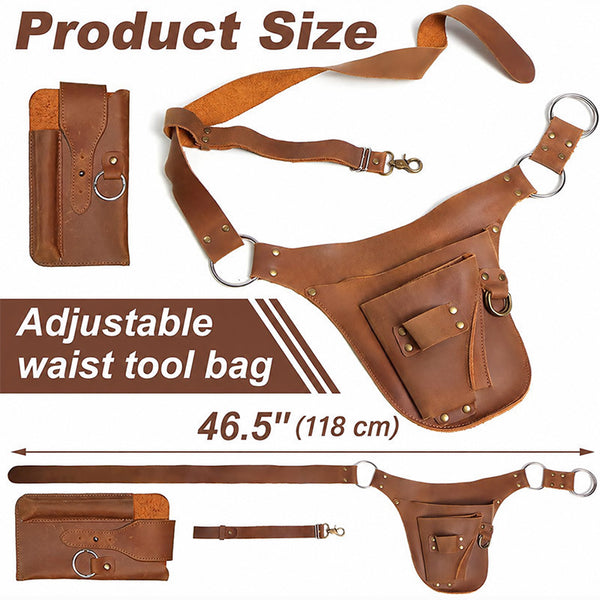 Saker® Leather Garden Tool Belt Holster