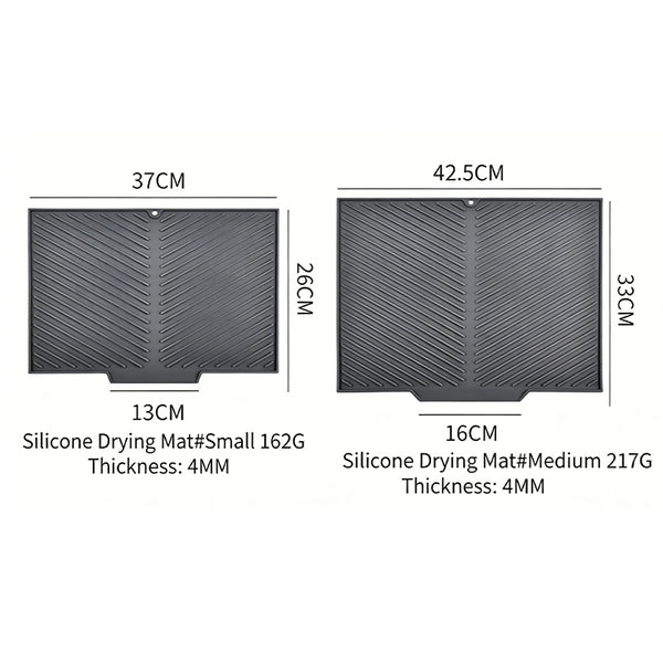 Sakerplus® Dish Drying Silicone Drain Mat
