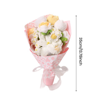 Sakerplus Crochet Flower Gift Bouquet Decoration