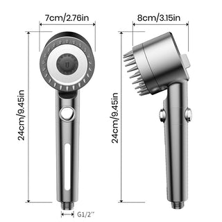Sakerplus High Pressure Handheld Filtered Showerhead