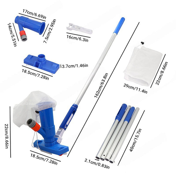 Sakerplus® Garden Hose Jet Pool Vacuum