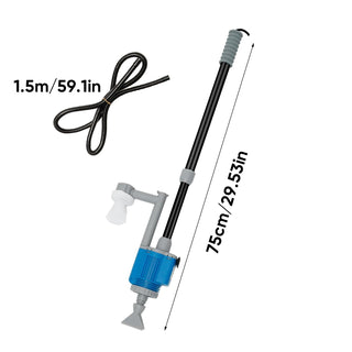 Sakerplus Electric Aquarium Gravel Cleaner with Filter