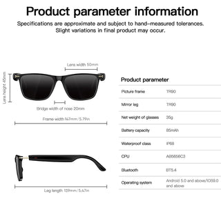 Sakerplus® AI Smart Translation Glasses
