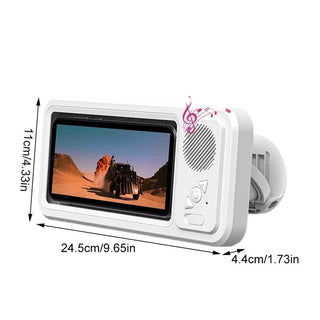 Sakerplus® Shower Phone Holder Speaker With Speaker