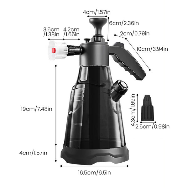 Botella pulverizadora de espuma con bomba manual Sakerplus®