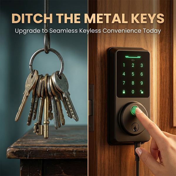 Sakerplus® Keyless Fingerprint Smart Door Lock