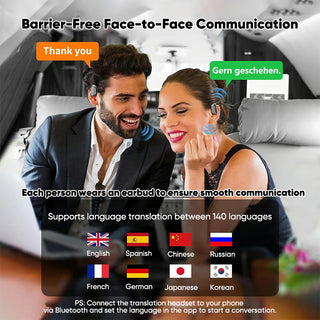 Sakerplus® Real Time Translation Earbuds Wireless