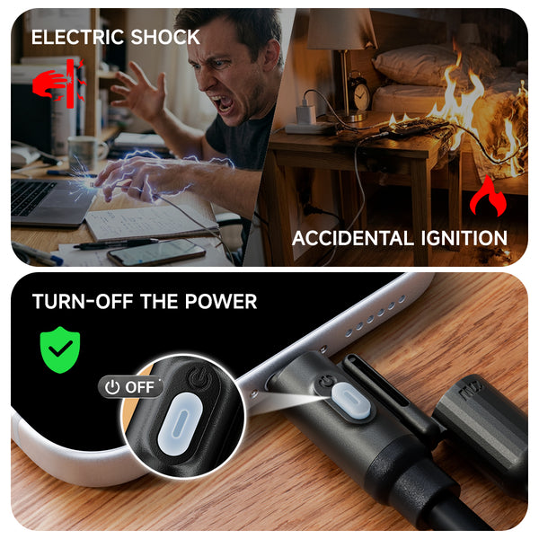 Sakerplus® 240W Tap Off Fast Charging Cable