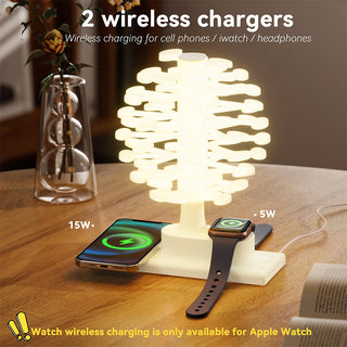 Sakerplus® Spiral Tree Lamp With Wireless Charging