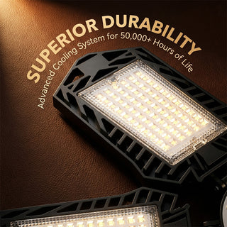 Sakerplus® Seven Panel Adjustable LED Garage Light