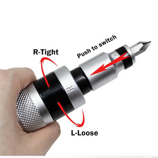 Sakerplus® 7PCS/13PCS Reversible Impact Screwdriver Set