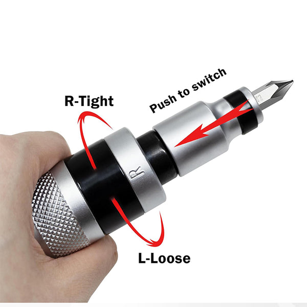 Sakerplus® 7PCS/13PCS Reversible Impact Screwdriver Set
