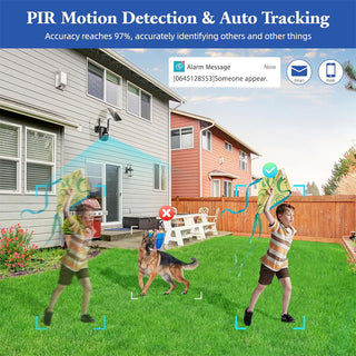 Sakerplus Solar Security Cameras Wireless Outdoor