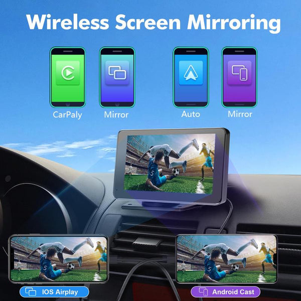 Pantalla táctil inalámbrica portátil Sakerplus® CarPlay