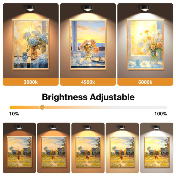 Sakerplus® Magnetic Rechargeable Picture Wall Lights