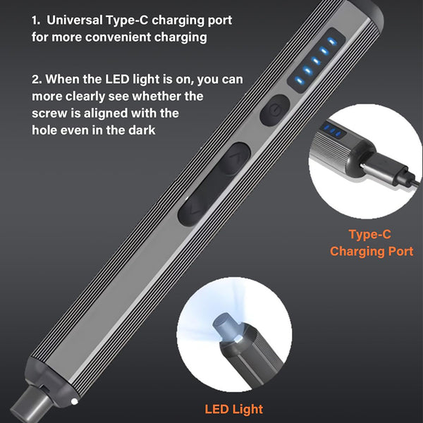 Juego de mini destornilladores eléctricos Sakerplus®