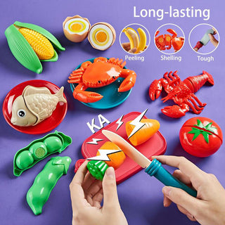 Sakerplus® Pretend Play Kitchen Food Set