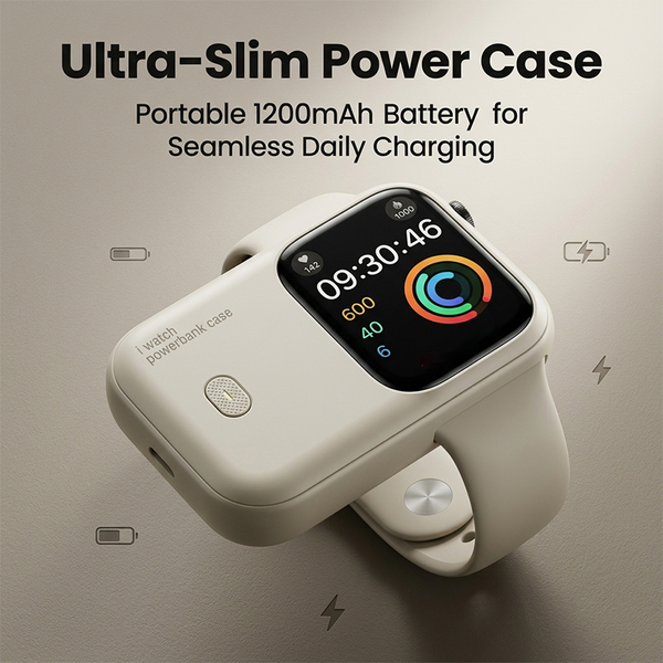 Sakerplus® Portable 1200mAh Apple Watch Charger