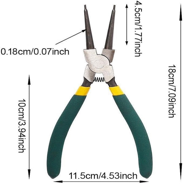 Sakerplus® 4Pcs Snap Ring Pliers Set