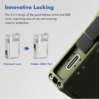 Mini linterna LED de bolsillo Sakerplus®