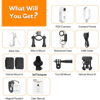 Sakerplus Magnetic 4K UHD Action Camera