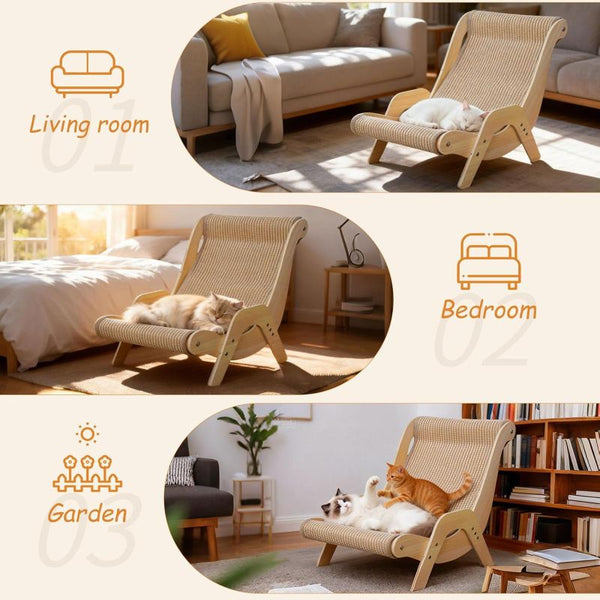 Sakerplus® Cat Scratch Board Lounge Chair