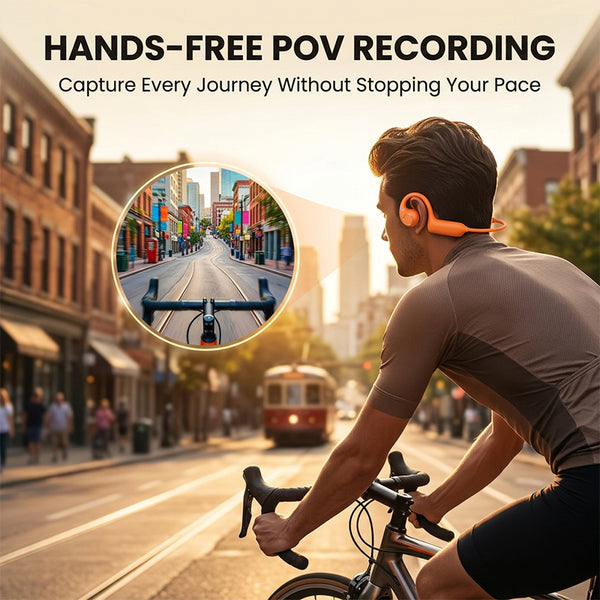 Sakerplus® AI Camera Open Ear Headphones