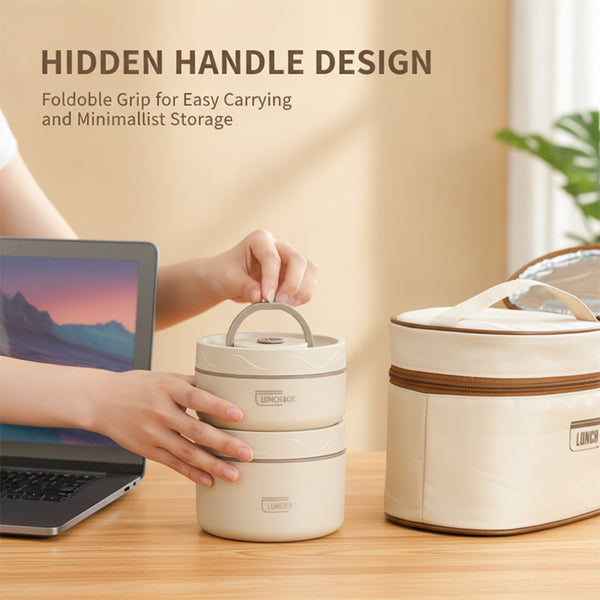 Sakerplus® Insulated Stainless Steel Bento Lunch Box