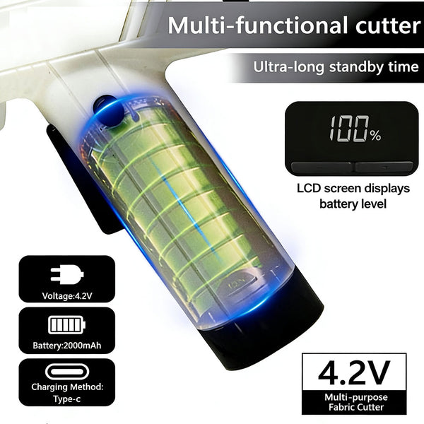 Cortadora eléctrica inalámbrica Sakerplus® con pantalla