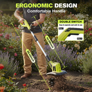 Cultivador eléctrico inalámbrico Saker de 22 V