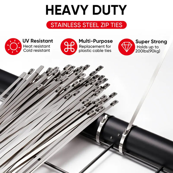 Sakerplus® Heavy Duty Stainless Steel Tie Gun Kit