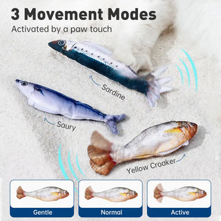 Sakerplus Interactive Flopping Fish Cat Toys
