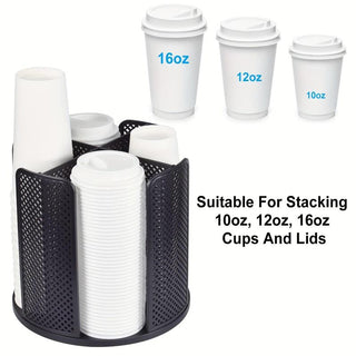 Sakerplus® Rotating Coffee Cup And Lid Holder