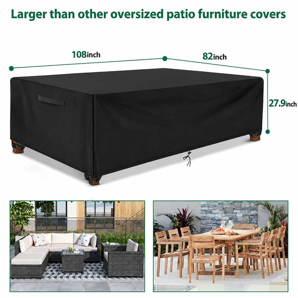 Sakerplus® Waterproof Heavy Duty Patio Furniture Cover