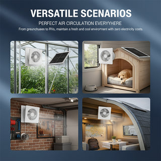 Sakerplus® High Velocity Solar Ventilation Fan