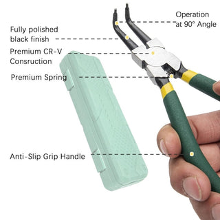 Sakerplus® 4Pcs Snap Ring Pliers Set