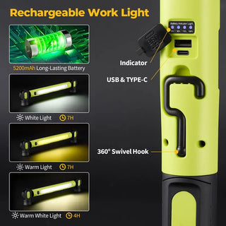 Sakerplus® Magnetic Garage Work Light Bar